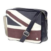 View Item Classic Ben Sherman Union Jack Flag Canvas Satchel Flight Bag